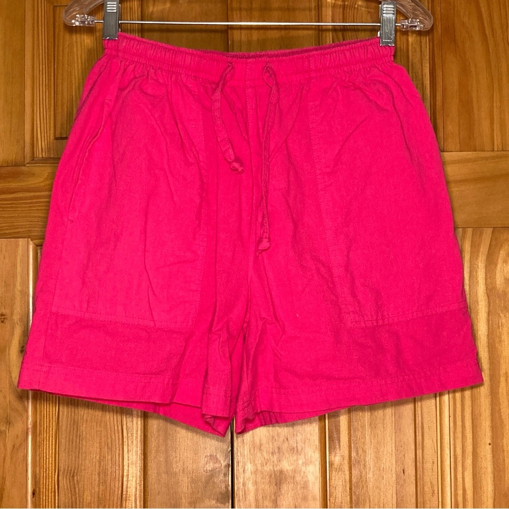 NWOT Bobbie Brooks Vintage 80s 90s Shorts High Rise Pull On Pink Size M Medium